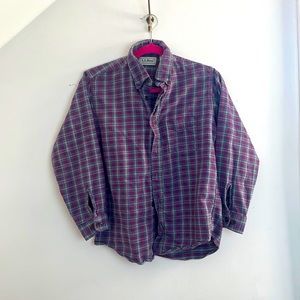L.L.Bean Flannel LS Kids Shirt